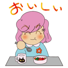 Kindergarten and black cat sticker #15878720