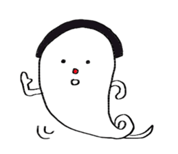 Onigiri obake stiker sticker #15878807