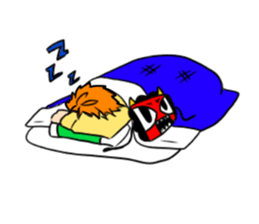 Namahage girl and animals sticker #15878815