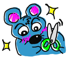 mouse cheese sticker #15878884