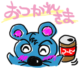 mouse cheese sticker #15878889