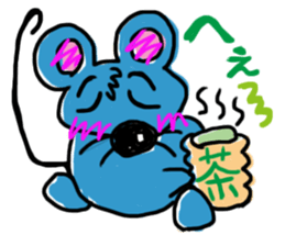 mouse cheese sticker #15878921