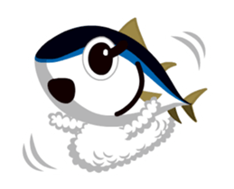 Sushi transforms sticker #15878989