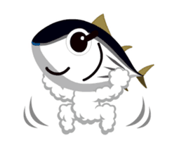 Sushi transforms sticker #15879003