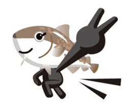 Sushi transforms sticker #15879019