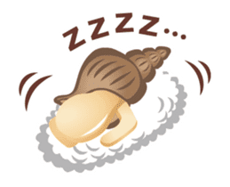 Sushi transforms sticker #15879032