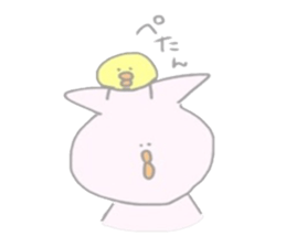 USAPYON&hiyoko sticker #15879049