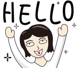 Lazy sister life sticker #15879530