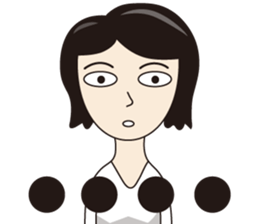 Lazy sister life sticker #15879533