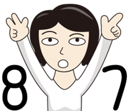 Lazy sister life sticker #15879545