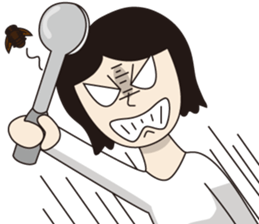 Lazy sister life sticker #15879552