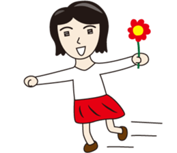 Lazy sister life sticker #15879561