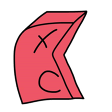 Red brick JUN and coal ball MAI sticker #15879751