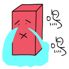 Red brick JUN and coal ball MAI sticker #15879759