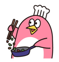 We are cute dog and penguin sticker #15880054