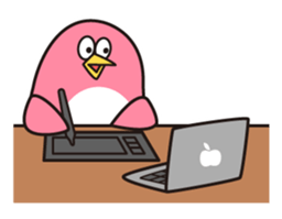 We are cute dog and penguin sticker #15880062