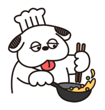 We are cute dog and penguin sticker #15880072