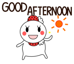 Strawberry fresh cream Daifuku -Eng.- sticker #15880483