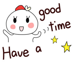 Strawberry fresh cream Daifuku -Eng.- sticker #15880489