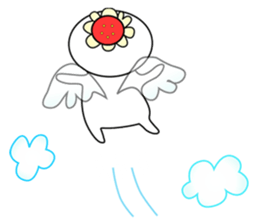 Strawberry fresh cream Daifuku -Eng.- sticker #15880495