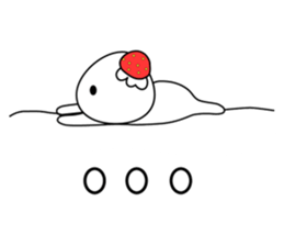 Strawberry fresh cream Daifuku -Eng.- sticker #15880502