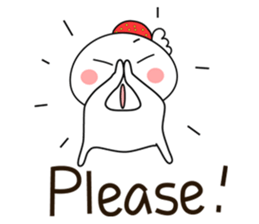 Strawberry fresh cream Daifuku -Eng.- sticker #15880504