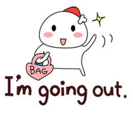 Strawberry fresh cream Daifuku -Eng.- sticker #15880510