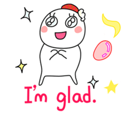 Strawberry fresh cream Daifuku -Eng.- sticker #15880521