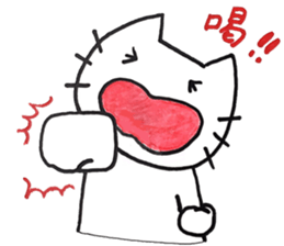 Hokkori-nyan2(encouragement) sticker #15880624