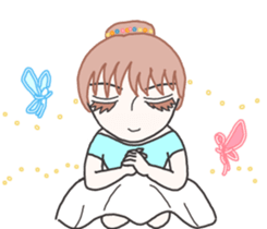 Esther's secret garden. sticker #15881182