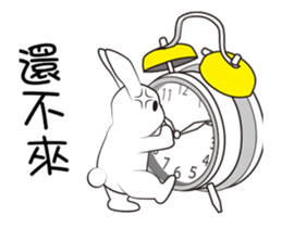 The daily routine of rabbits - 3 sticker #15881536