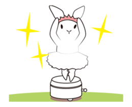 The daily routine of rabbits - 3 sticker #15881537