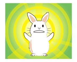 The daily routine of rabbits - 3 sticker #15881539