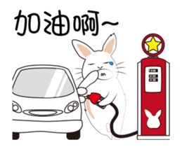 The daily routine of rabbits - 3 sticker #15881550