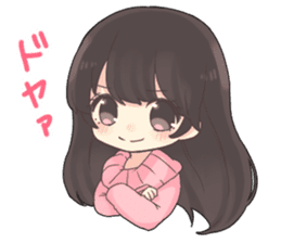 Poisoning sticker of a healing girl sticker #15882262