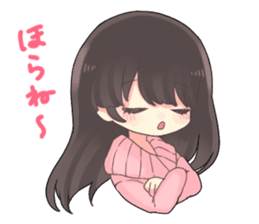 Poisoning sticker of a healing girl sticker #15882271