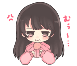 Poisoning sticker of a healing girl sticker #15882272