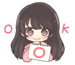 Poisoning sticker of a healing girl sticker #15882276