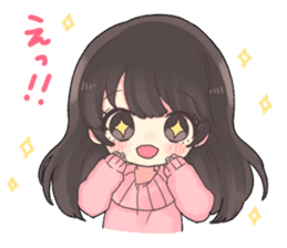 Poisoning sticker of a healing girl sticker #15882278