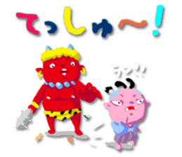 MOMOTA & ONIO sticker #15882439