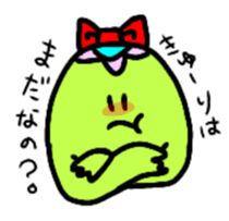 Cucumber love Kappa sticker sticker #15882491