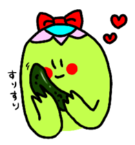 Cucumber love Kappa sticker sticker #15882495