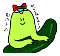 Cucumber love Kappa sticker sticker #15882501
