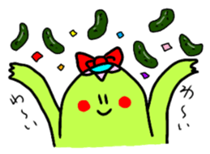 Cucumber love Kappa sticker sticker #15882507