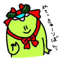 Cucumber love Kappa sticker sticker #15882509