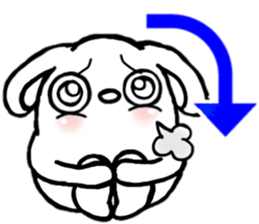 Strange character of the rabbit baby sticker #15882843