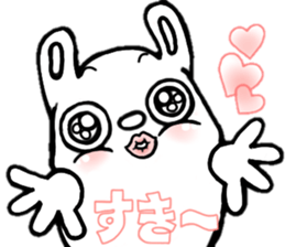 Strange character of the rabbit baby sticker #15882871