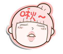 Apple Girl no.2 sticker #15883184