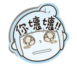 Apple Girl no.2 sticker #15883185