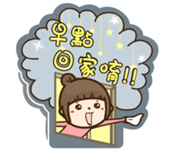 Apple Girl no.2 sticker #15883191
